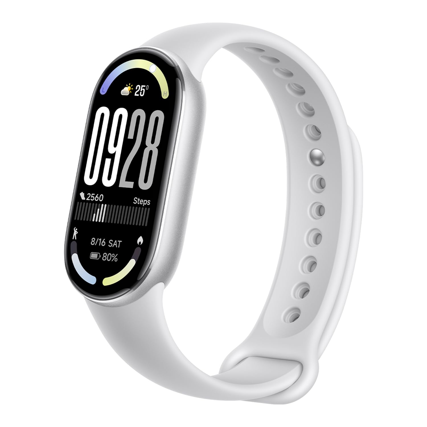 Xiaomi Smartband 10, Pantalla AMOLED de 1,72”, Carga rápida, 150+ Modos Deportivos, Monitorización de Salud y sueño, HyperOS 2.0, Impermeable 5ATM, Brújula