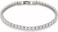 Amazon Essentials Cubic Zirconia Tennis Bracelet for Women, 7.5