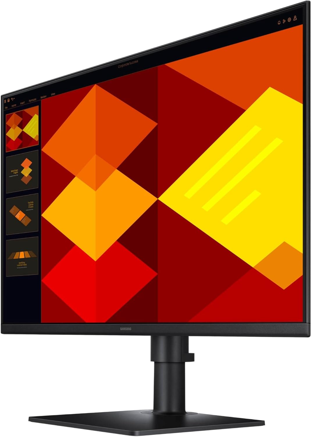 Samsung 27” (S40GD) Borderless Business Monitor with IPS Panel, 100Hz Refresh Rate, Eye Saver Mode, Ergonomic Design, Game Picture Mode, LS27D402GANXGO, 3 Yr Warranty