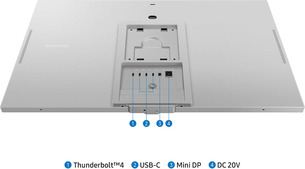 Samsung 27" ViewFinity S9 Series 5K Computer Monitor, Thunderbolt 4, DisplayPort, Matte Display, 4K Slimfit-Camera, Slim Metal Design, AirPlay, Smart-TV Apps, Gaming Hub, LS27C900PANXZA