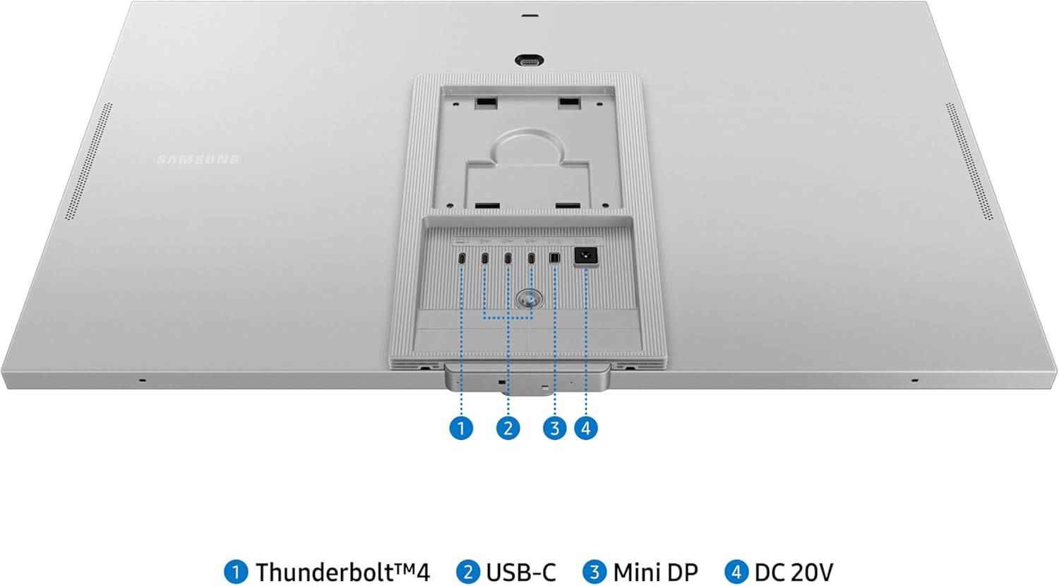 Samsung 27" ViewFinity S9 Series 5K Computer Monitor, Thunderbolt 4, DisplayPort, Matte Display, 4K Slimfit-Camera, Slim Metal Design, AirPlay, Smart-TV Apps, Gaming Hub, LS27C900PANXZA