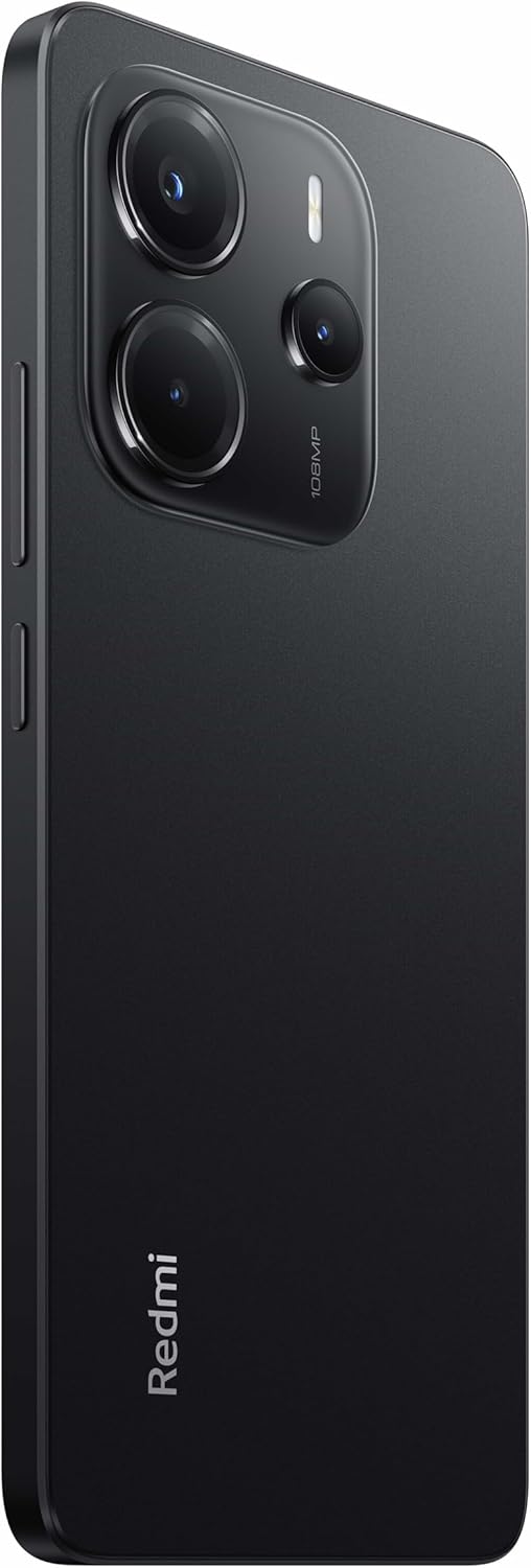 XIAOMI Redmi Note 14 - Smartphone de 6+128GB, Pantalla de 6.67" AMOLED FHD+ 120Hz, MediaTek Helio G99-Ultra, cámara de 108MP, TurboCharge 33W, 5500 mAh, Cargador no Incluido, Negro (Versión ES)