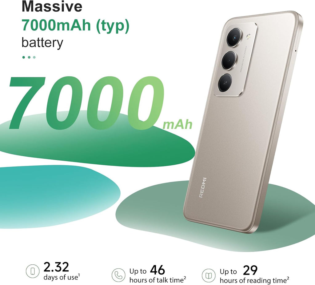 XIAOMI Redmi 15 4G 8+256GB Smartphone – Batería 7000mAh | Pantalla 6.9" FHD+ 144Hz | Snapdragon 685 | Cámara Dual 50MP | Carga Rápida 33W | Diseño Quad-Curve (Gray, con Funda)