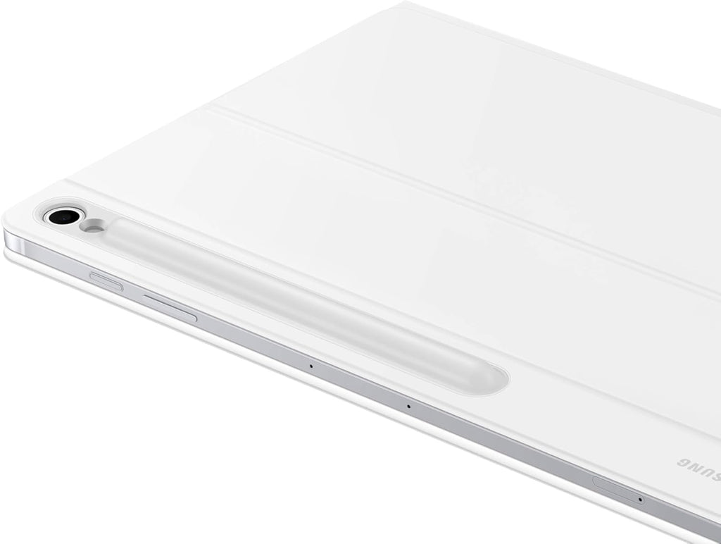 Samsung Galaxy Tab S10 FE+ Book Cover Keyboard - AI Key for Galaxy Tab S10 FE+, Detachable Platform, PC-Like Experience, Wireless Keyboard Sharing, White