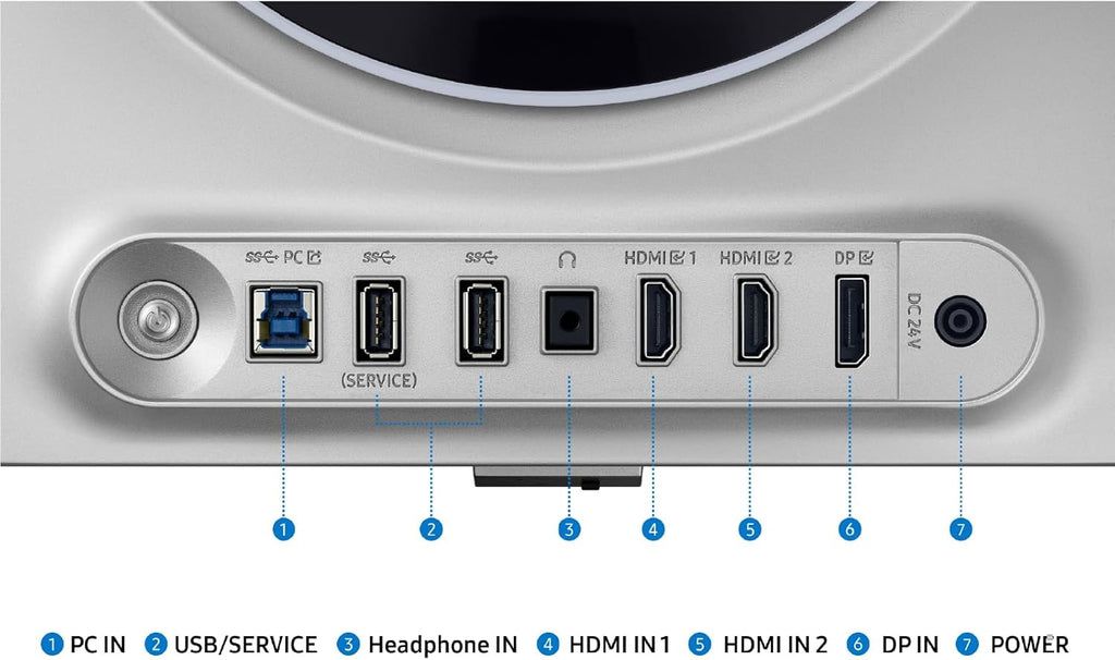 Samsung 27” Odyssey OLED G6 (G60SD) Series Gaming Monitor with QHD & QD-OLED, 360Hz 0.03ms, AMD FreeSync Premium Pro, Anti-Glare, Sleek Design, Cooling System, 3 Year Warranty, LS27DG602SNXZA