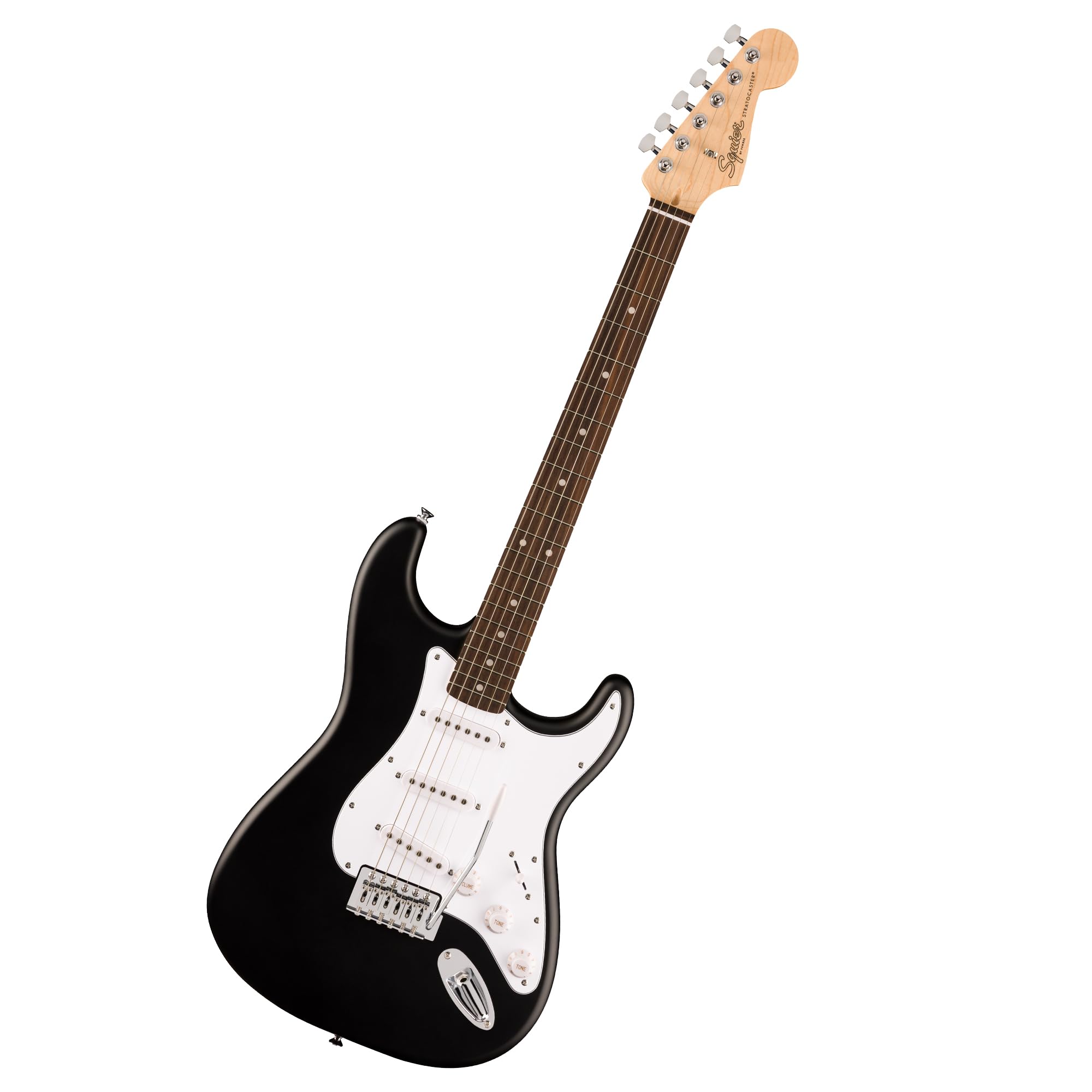 Fender Squier Debut Series Stratocaster Guitarra Eléctrica, Guitarra para Principiantes, con 2 Años de Garantía, Negro