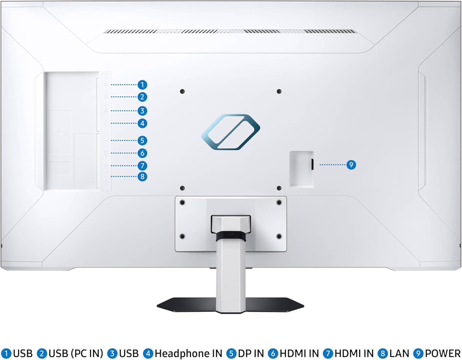 SAMSUNG 43" Odyssey Neo G7 Series 4K UHD Smart Gaming Monitor, 144Hz, 1ms, VESA Display HDR600, Quantum Matrix Technology, AMD FreeSync Premium Pro, LS43CG702NNXZA, Black
