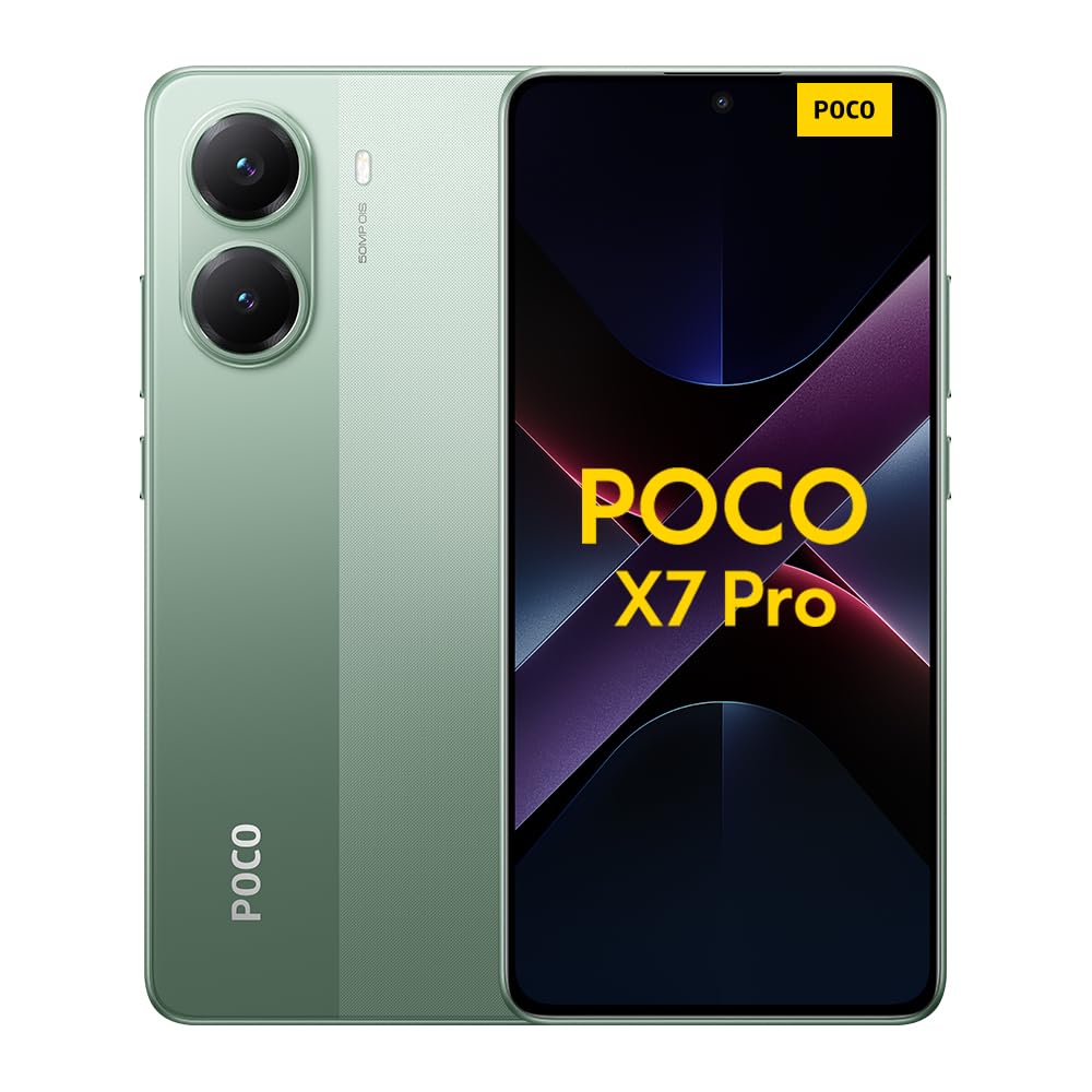 XIAOMI POCO X7 - Smartphone de 12+512GB, Pantalla CrystalRes 1.5K AMOLED Curva, MediaTek Dimensity 7300-Ultra, Cámara de 50 MP, Carga Turbo de 45W, Cargador no Incluido, Plata (Versión ES)