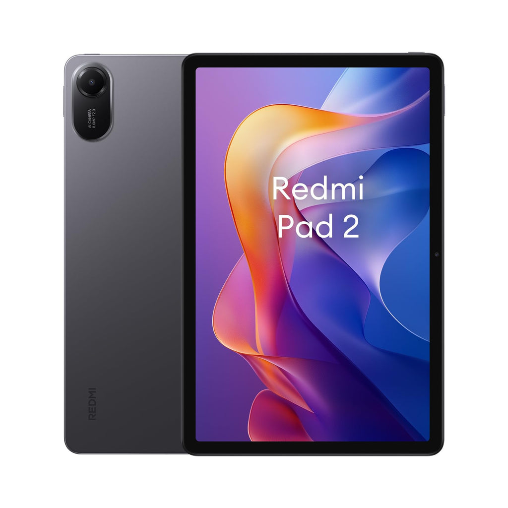 XIAOMI Redmi Pad 2 – 11 Inch Tablet 2.5K (MediaTek G100-Ultra, 4GB RAM, 128GB ROM, WiFi 5 + Bluetooth 5.3, 9000 mAh Battery, Charger Not Included), Green (ES Version)