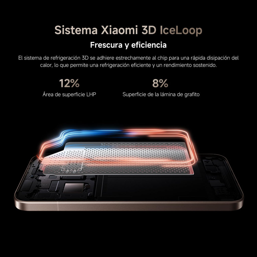 XIAOMI 15T Pro - Smartphone de 12+1024GB, Lente óptica Leica Summilux, MediaTek Dimensity 9400+, Pantalla Eye Care de 6,83" 144 Hz, HyperCharge de 90W, Cargador no Incluido, Mocha Gold (Versión ES)