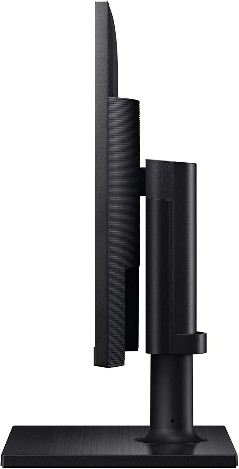 SAMSUNG FT45 Series 27-Inch FHD 1080p Computer Monitor, 75Hz, IPS Panel, HDMI, USB Hub, Height Adjustable Stand, 3 Yr WRNTY (LF27T450FQNXGO),Black