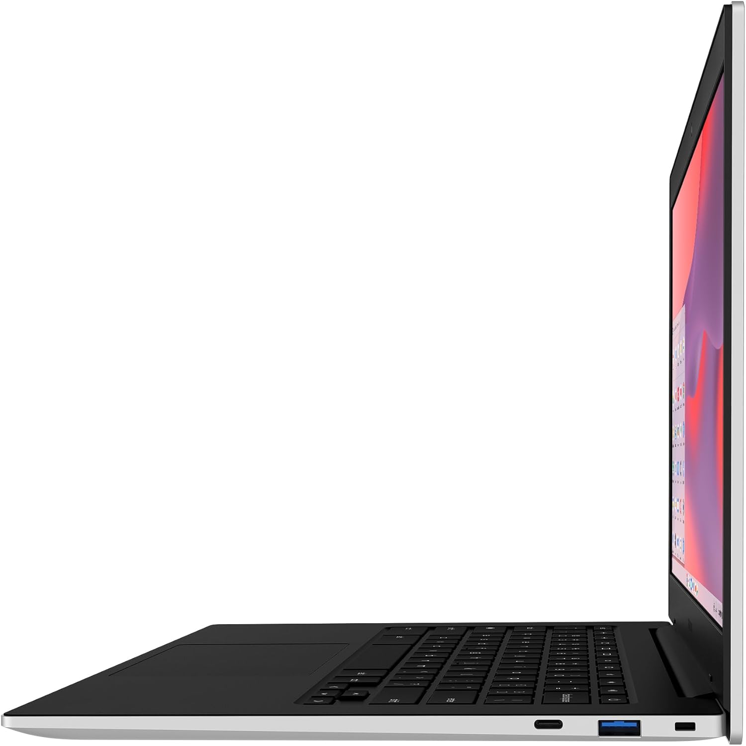 Samsung 14" Galaxy Chromebook Go Laptop PC Computer, Intel Celeron N4500 Processor, 4GB RAM, 64GB Storage, ChromeOS, XE340XDA-KA2US, Student Laptop, Silver