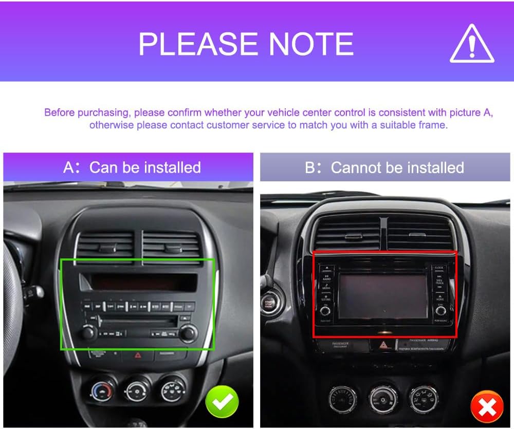 6G+128G 8 Core Wireless Carplay Android Car Radio for Mitsubishi ASX 1/Citroen C4/Peugeot 4008 10 Inch Radio with Android Auto GPS Navi WiFi Mirror Link Bluetooth FM/RDS/DSP EQ Rear Camera