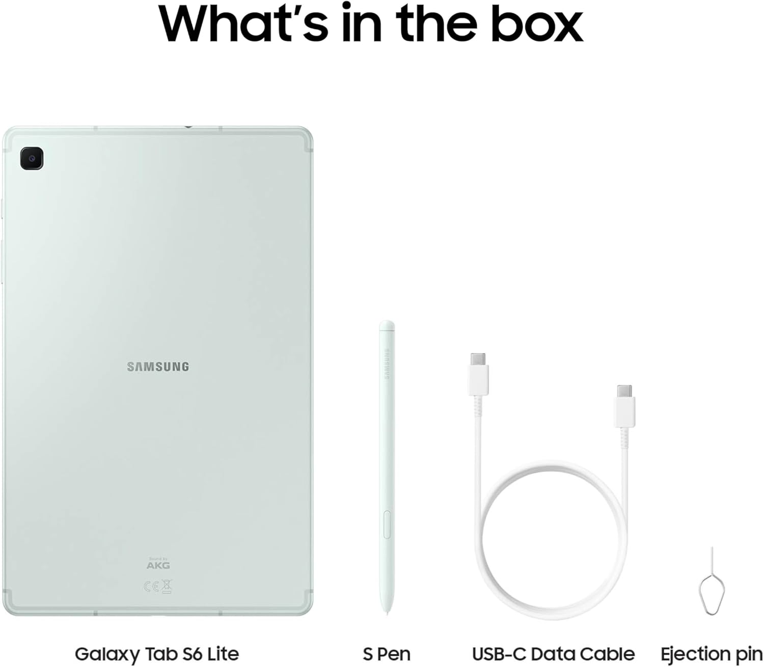 Samsung Galaxy Tab S6 Lite (2024) 10.4" 64GB WiFi Android Student Tablet, S Pen for Note-Taking, Gaming Ready, Long Battery Life, Expandable Storage, US Version, Mint, Amazon Exclusive