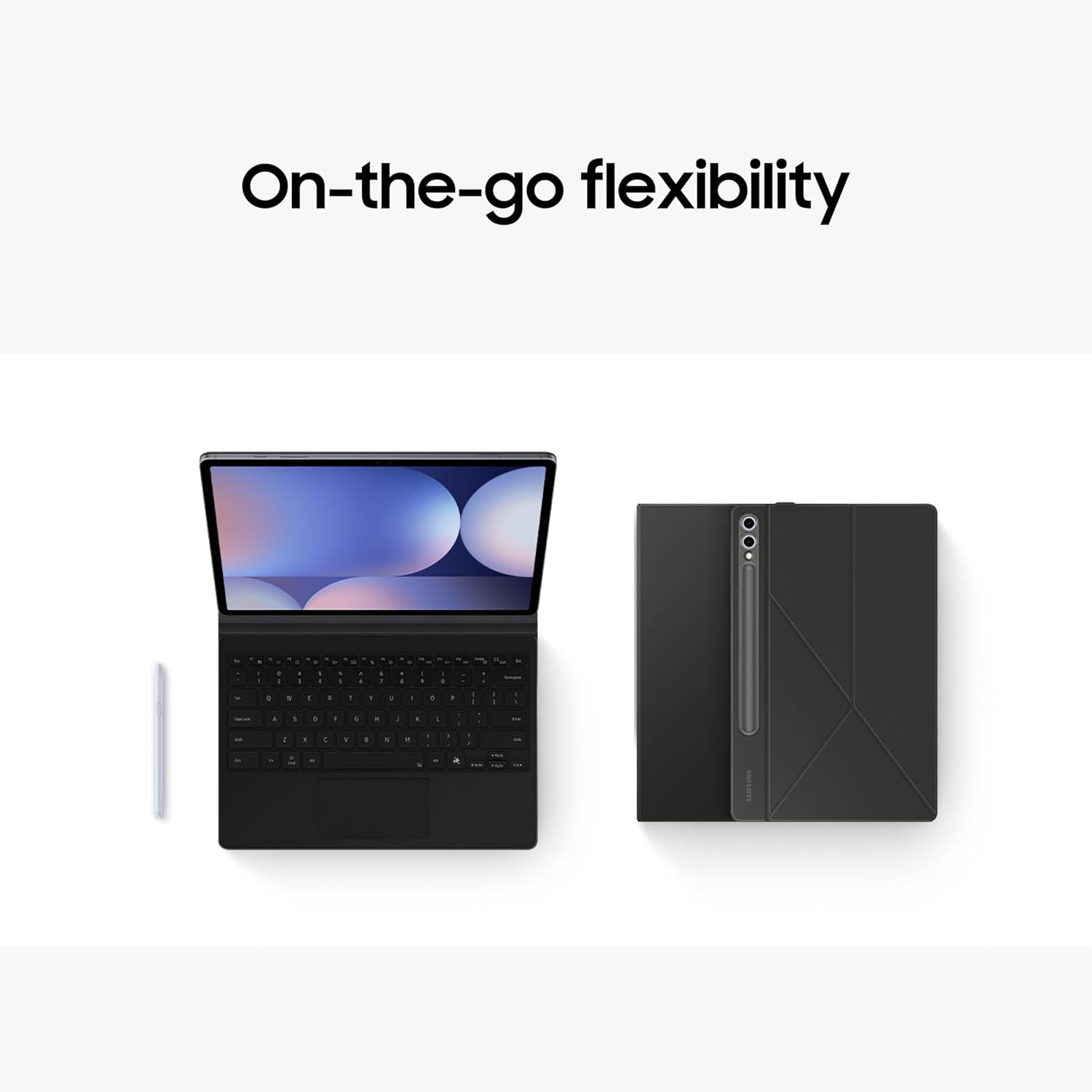 SAMSUNG Galaxy Tab S10+ Book Cover Keyboard AI Key, Detachable Platform, PC-Like Experience, Adjustable Viewing Angles, Wireless Keyboard Sharing, US Version, Black