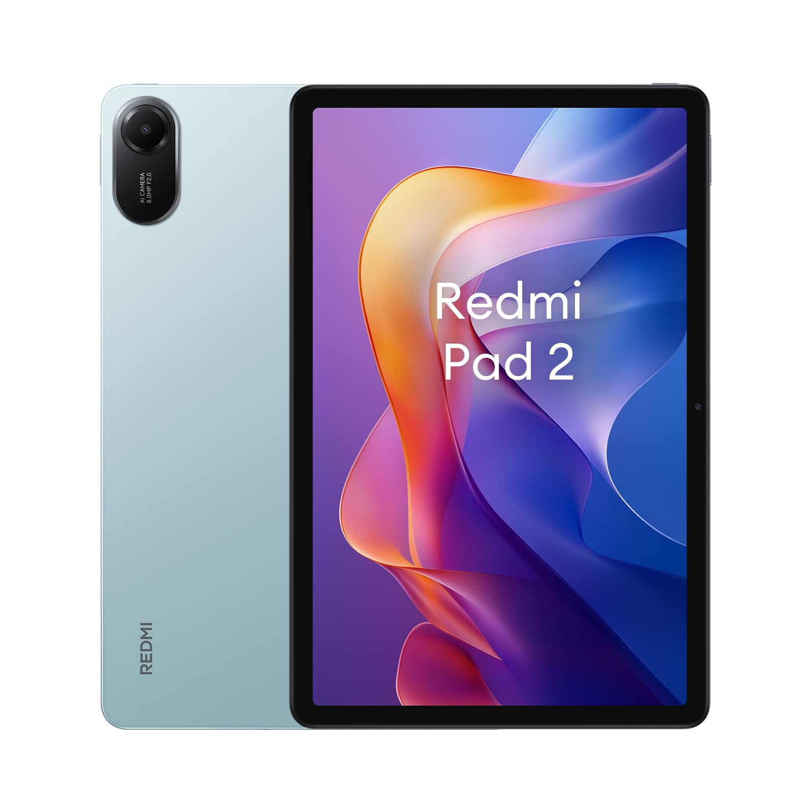 XIAOMI Redmi Pad 2 - Tablet de 11 pulgadas 2.5K (MediaTek G100-Ultra, 4 GB de RAM, 128 GB de ROM, WiFi 5 + Bluetooth 5.3, batería de 9000 mAh, cargador no incluido), color verde (versión ES) 