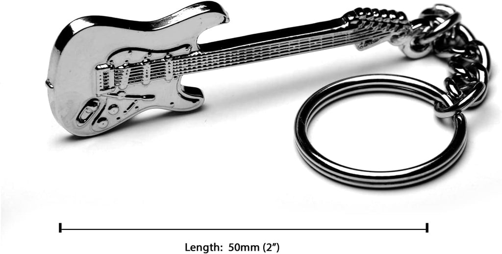 Llavero de guitarra Stratocaster con bolsa de regalo