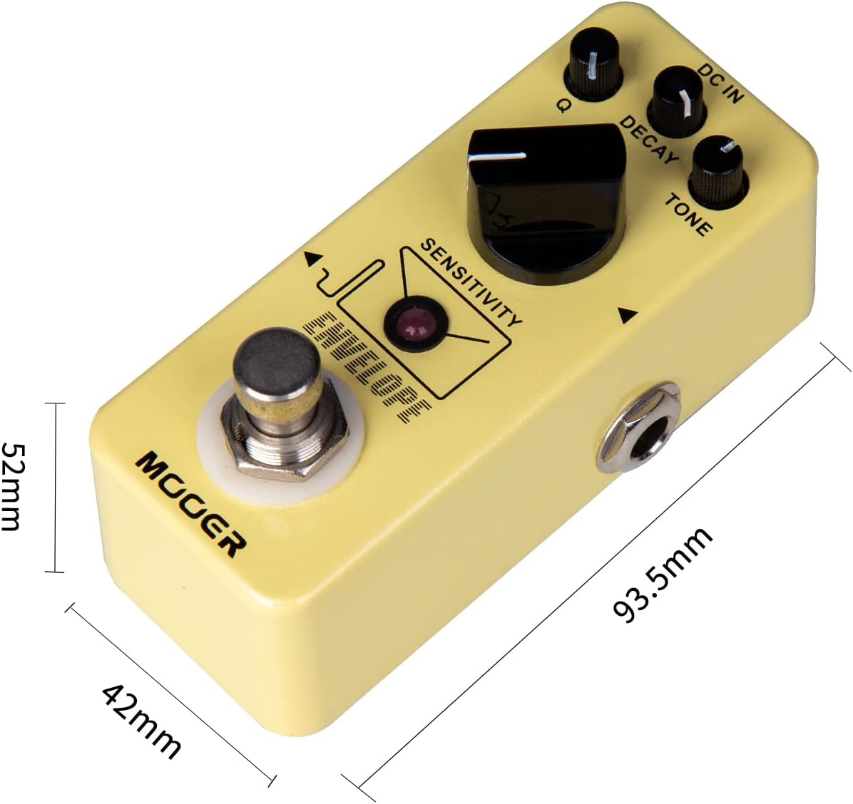 MOOER - Analog envelope filter, dynamic automatic Wah pedal, exaggerated funk, subtle and sensual, static frequency filter effects for guitar and bass.