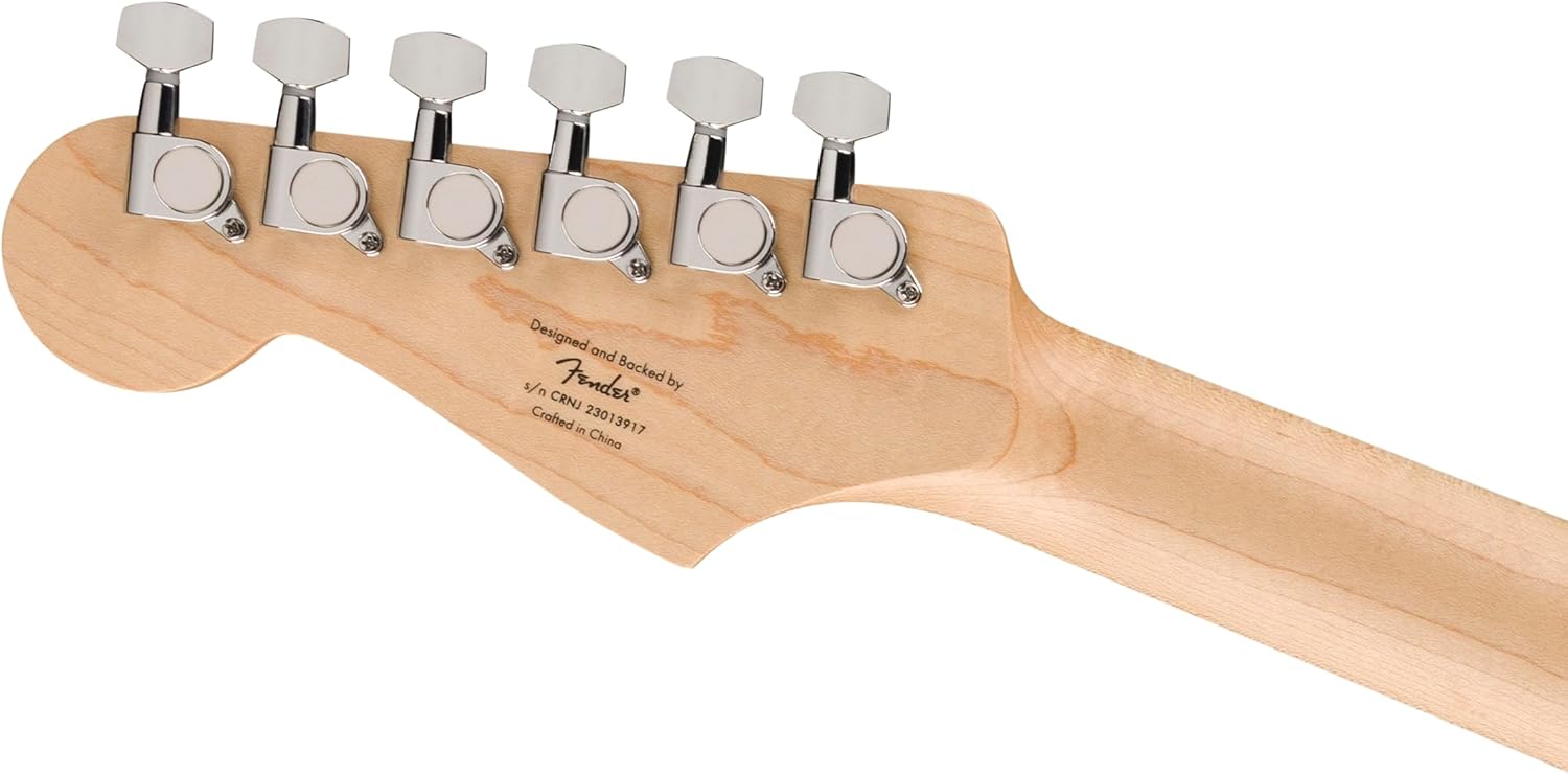 Fender Squier Debut Series Stratocaster Guitarra Eléctrica, Guitarra para Principiantes, con 2 Años de Garantía, Negro