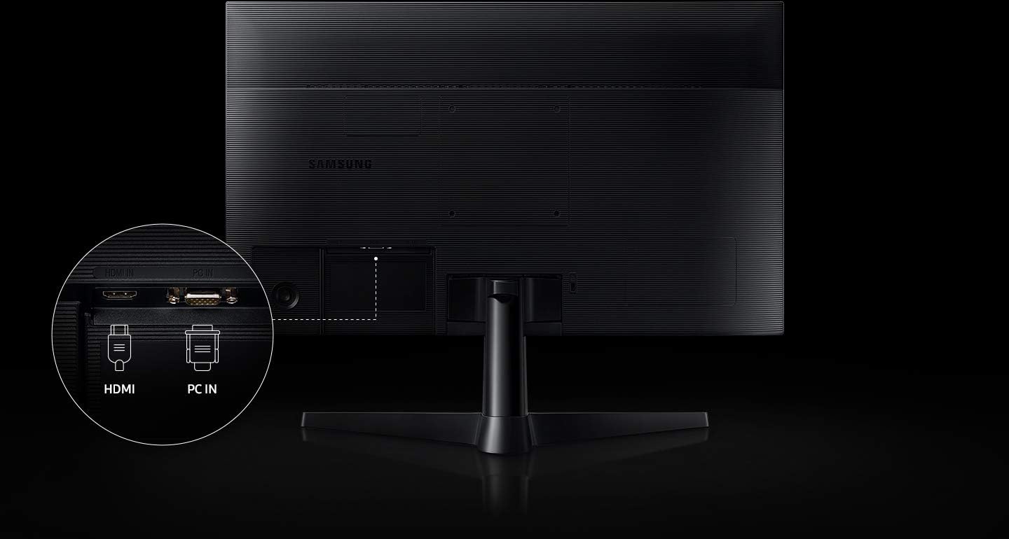 SAMSUNG 22" T350 Series FHD 1080p Computer Monitor, 75Hz, IPS Panel, HDMI, VGA (D-Sub), 3-Sided Border-Less, FreeSync, LF22T350FHNXZA