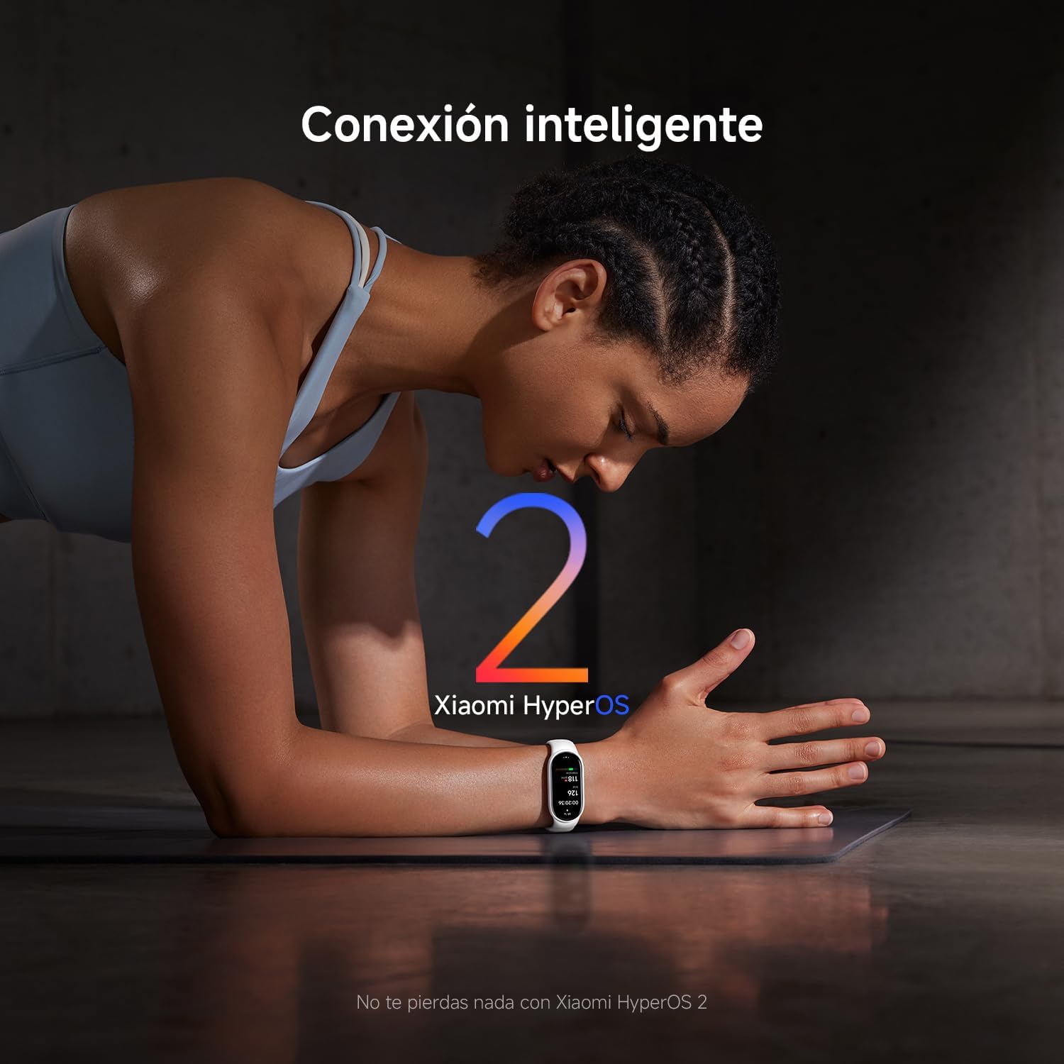 Xiaomi Smartband 10, Pantalla AMOLED de 1,72”, Carga rápida, 150+ Modos Deportivos, Monitorización de Salud y sueño, HyperOS 2.0, Impermeable 5ATM, Brújula