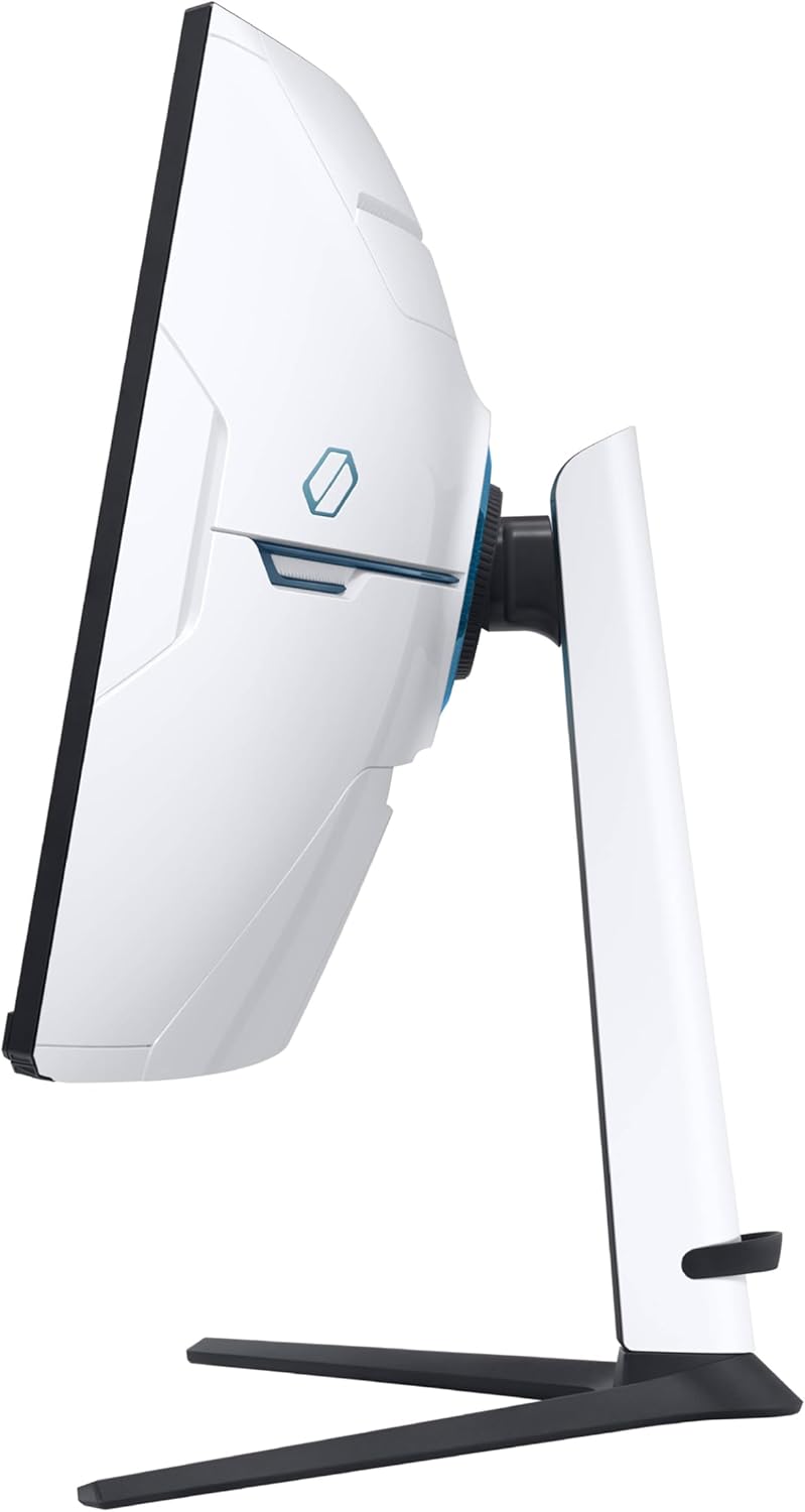 Samsung 32" Odyssey Neo G8 (G85NB) 4K UHD 240Hz 1ms G-Sync 1000R Curved Gaming Monitor, Quantum HDR2000, AMD FreeSync Premium Pro, Matte Display, DisplayPort, Black & White, LS32BG852NNXGO