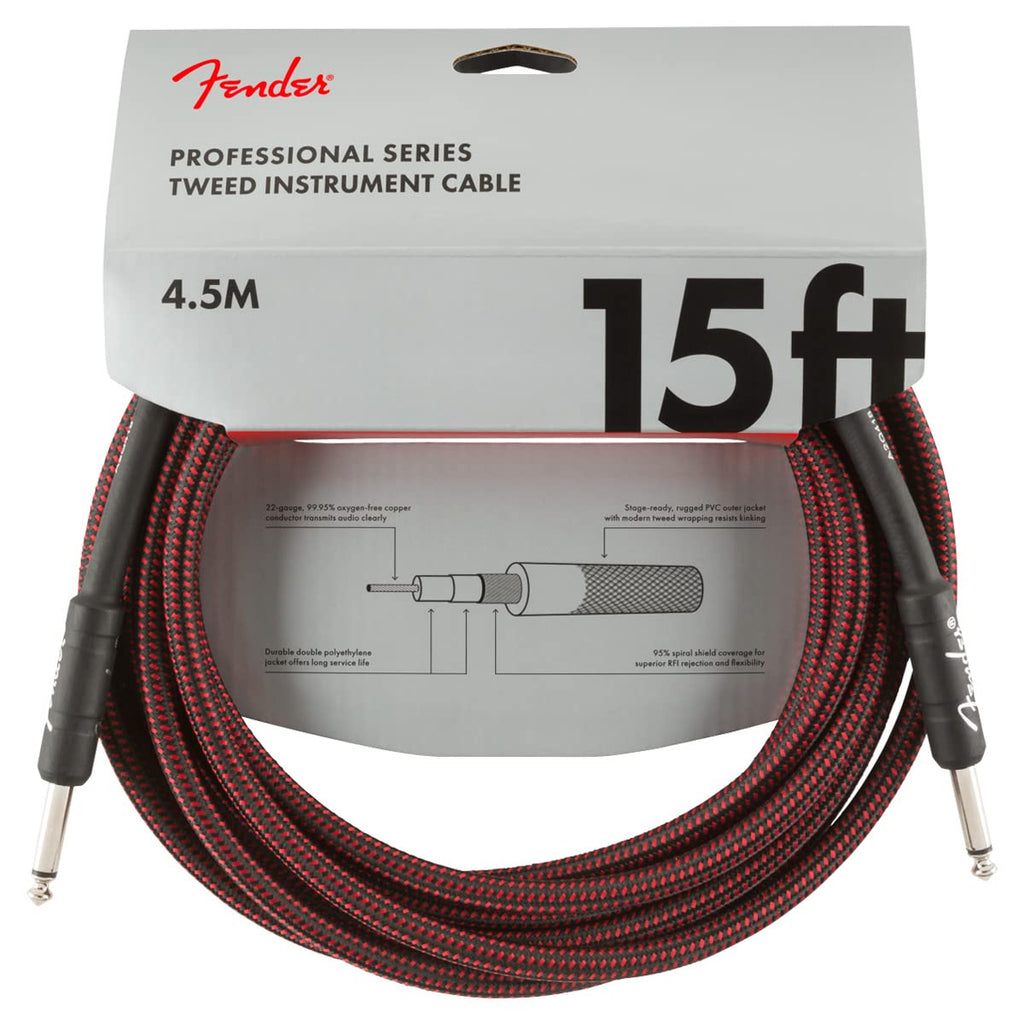 Fender PRO 10 ANGL INST CABLE BLK