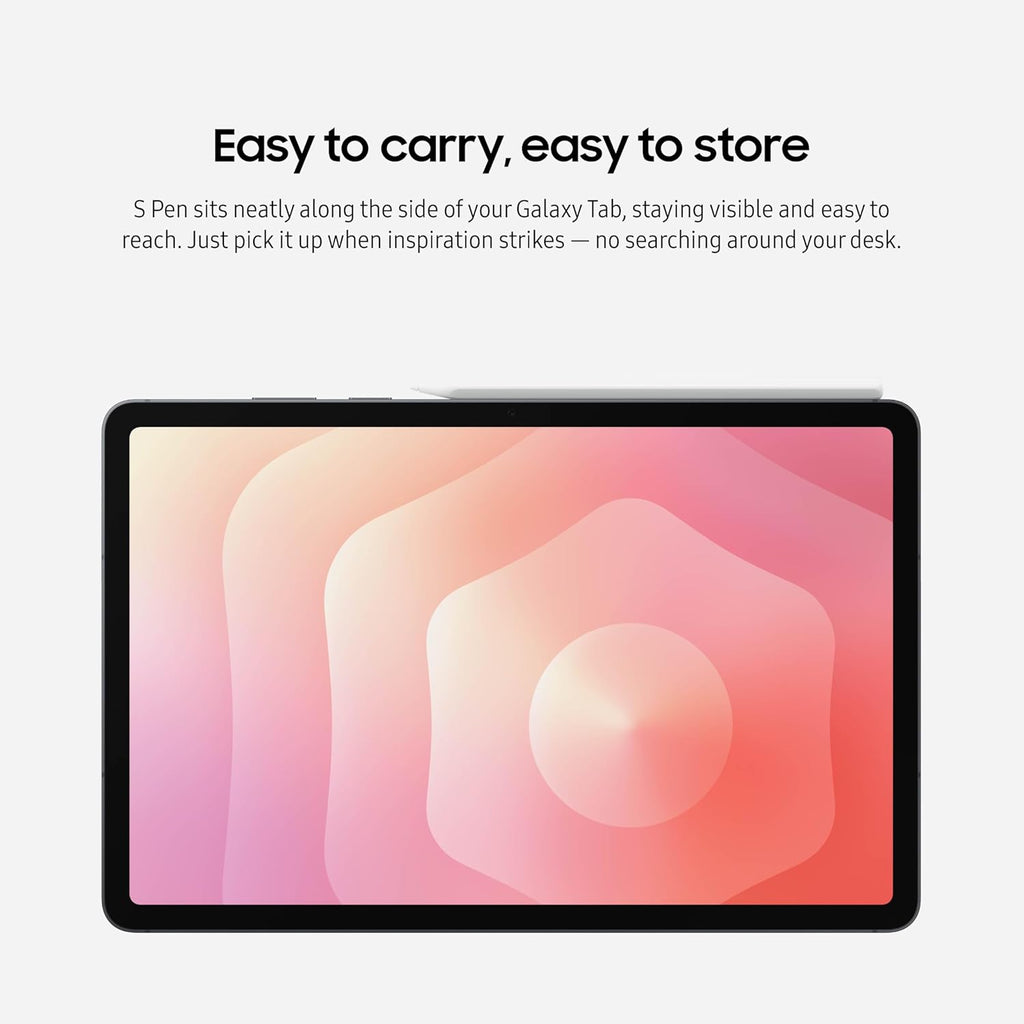 Samsung Galaxy S Pen for Tab S11/S11 Ultra, Ergonomic Design, Natural Touch, Stylish Stylus, Durable, US Version, White