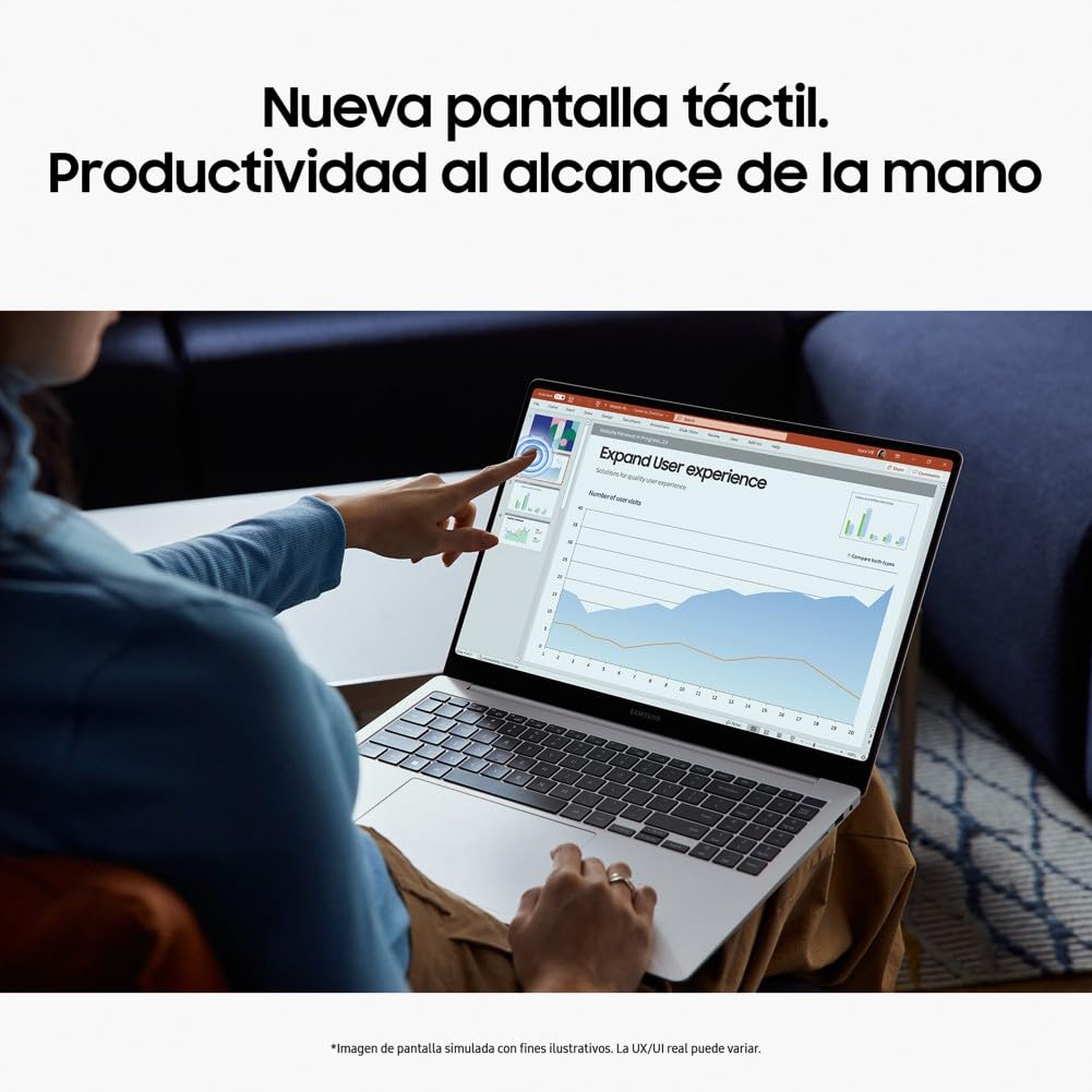 Samsung Galaxy Book4 Pro, Computador portátil ultrafino de 14", HDR, tátil, Intel Core Ultra 7-155H, 16 GB RAM, 512 GB SSD, Intel ARC Graphics, Windows 11 Home, cinzento Moonstone, teclado QWERTY