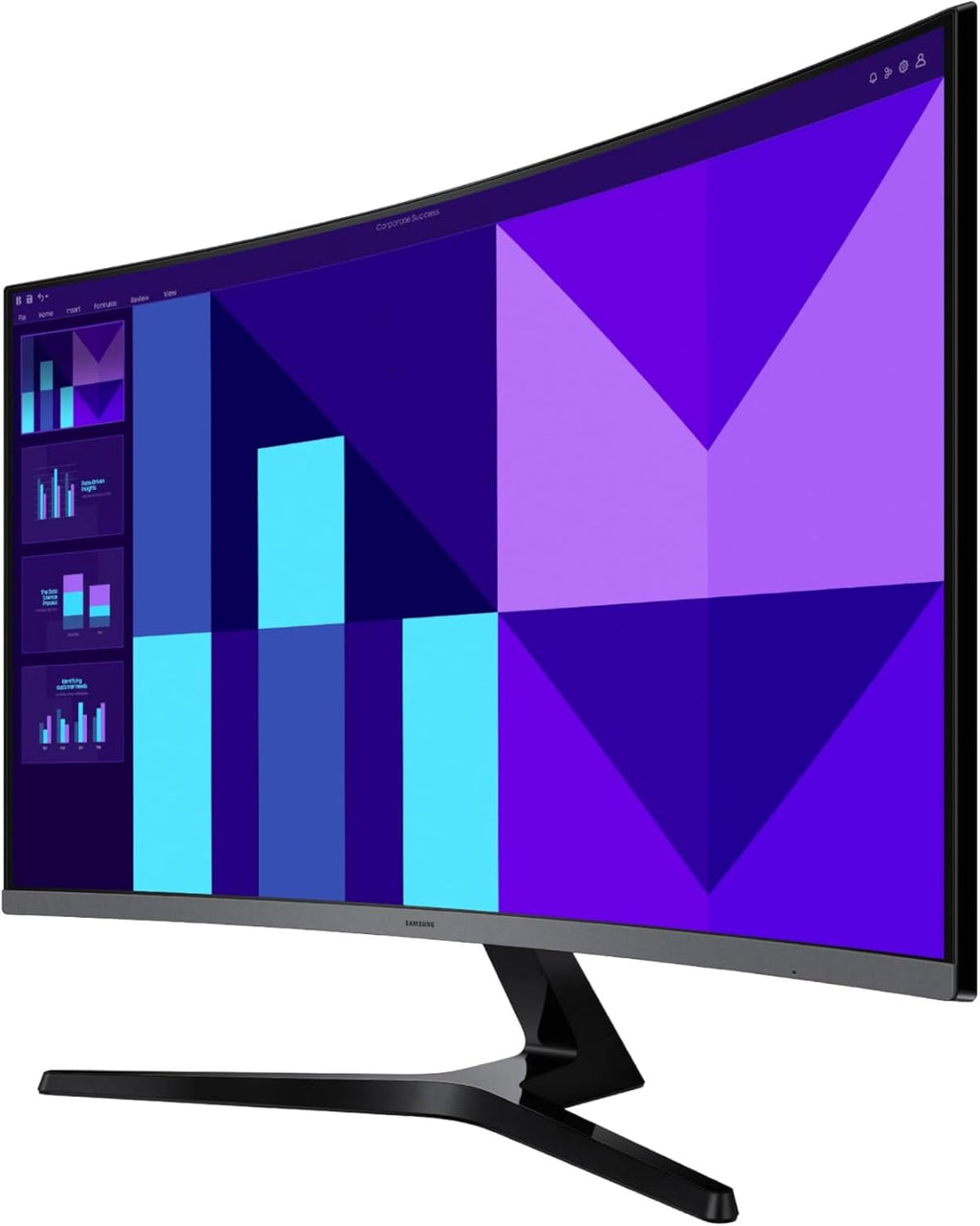 Samsung 32-inch S3 (S39GD) FHD 100Hz Curved Monitor, Game Mode, Eye Saver Mode, Multiple Connectivity with HDMI Port, Built-In Speakers, LS32D396GANXZA, 2025