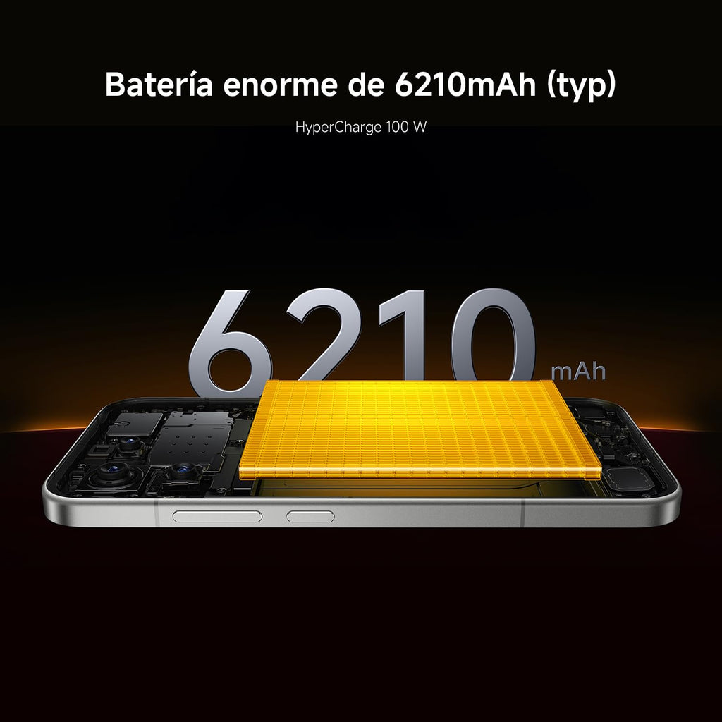 XIAOMI POCO F8 Ultra Smartphone 16+512GB, 6.85" 120Hz AMOLED Display, Snapdragon 8 Elite Gen 5, Hypercharge 100W Charging and 50W Wireless, Charger Not Included, Denim Blue (ES Version)