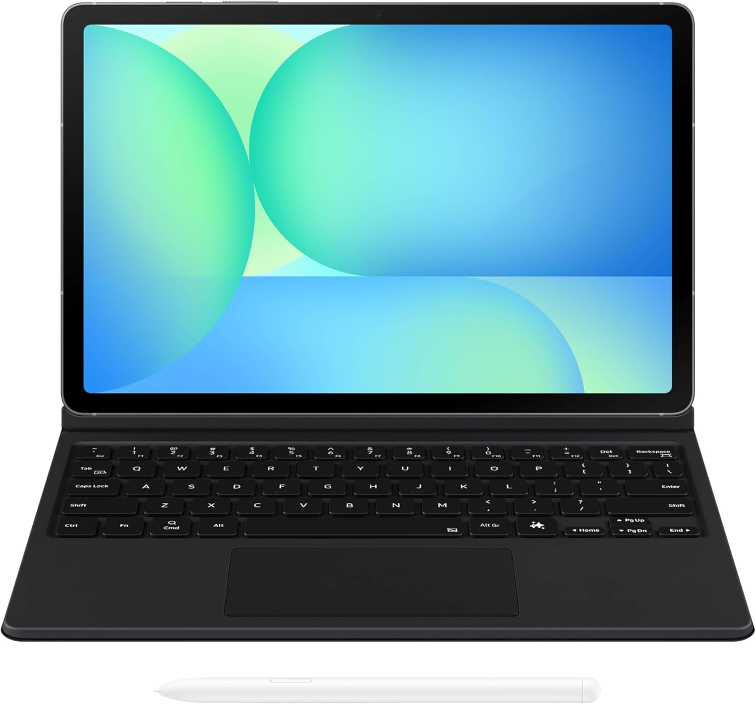 Samsung Galaxy Tab S9 | S9 FE | S10 FE, FE Book Cover Keyboard AI Key for Galaxy Tab S10 FE, Detachable Platform, PC-Like Experience, Wireless Keyboard Sharing, Black