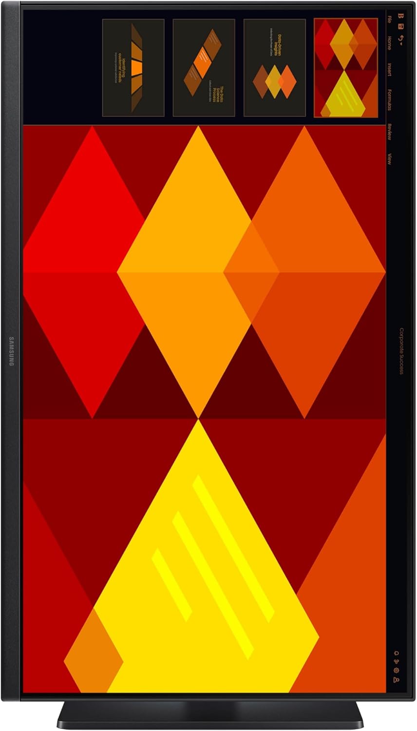 Samsung 24” (S40GD) Borderless Business Monitor with IPS Panel, 100Hz Refresh Rate, Eye Saver Mode, Ergonomic Design, Game Picture Mode, LS24D402GANXGO, 3 Yr Warranty