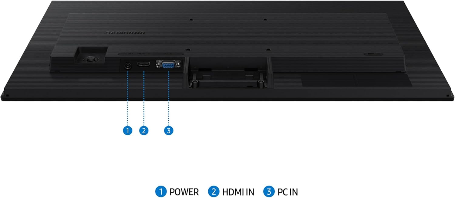 Samsung 24" (S30GD) Essential Monitor with IPS Panel and Tilt Only Stand, 100Hz Refresh Rate, Ergonomic Design, Advanced Eye Care, Game Mode, LS24D304GANXZA