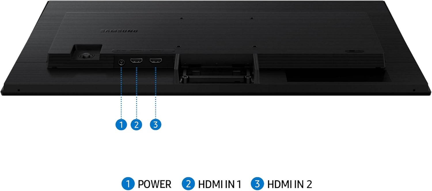 Samsung 24" S3 (S32GF) FHD High Resolution 120Hz Monitor with IPS Panel, Flicker Free, Eye Saver Mode, LS24F320GANXZA, 2025