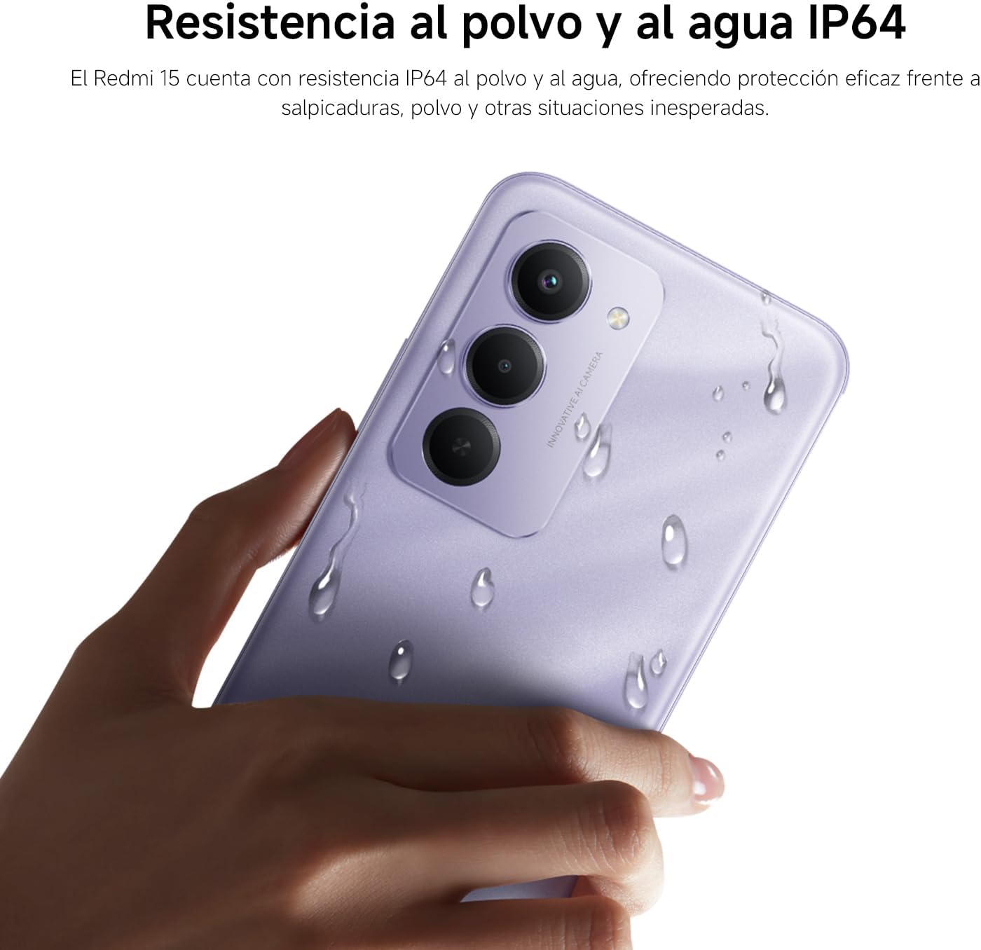 XIAOMI REDMI 15 - Smartphone de 8+256GB, Cámara Dual de 50MP con AI, Pantalla inmersiva de 6,9” FHD+, Snapdragon 685, Carga rápida de 33W, Cargador no Incluido, Gris (Versión ES)