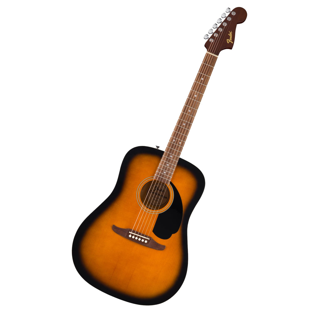 Fender California Debut Redondo Dreadnought Acoustic Guitar, Spruce Top, Black Pickguard, Natural