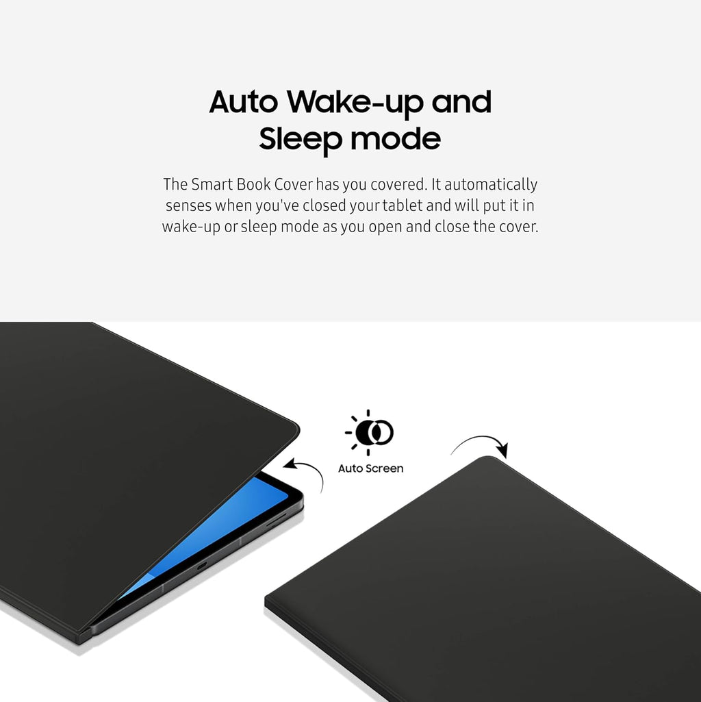 Samsung Galaxy Tab S10 FE+ Smart Book Cover for Galaxy Tab S10 FE+, Detachable Platform, PC-Like Experience, Wireless Keyboard Sharing, Black