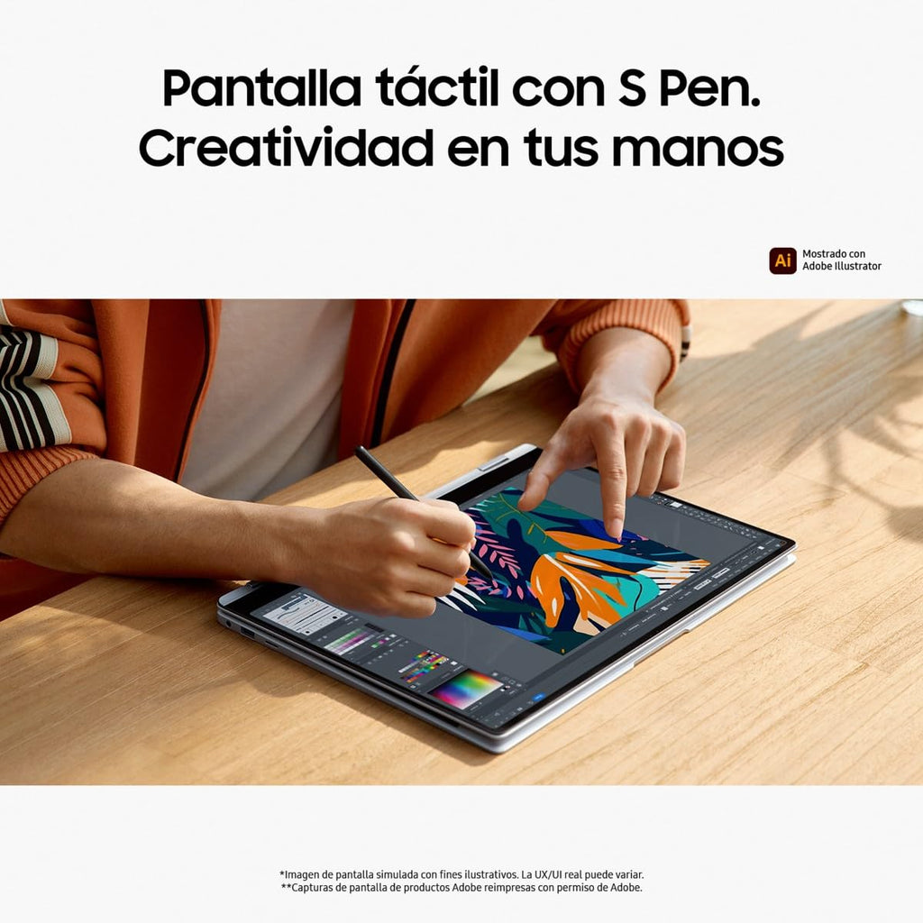 Samsung Galaxy Book4 Pro 360, Convertible Laptop 16" HDR, Touch and S Pen, Intel Core Ultra 7-155H, 16GB RAM, 1TB SSD, Intel ARC Graphics, Windows 11 Home, Grey, Spanish QWERTY Keyboard