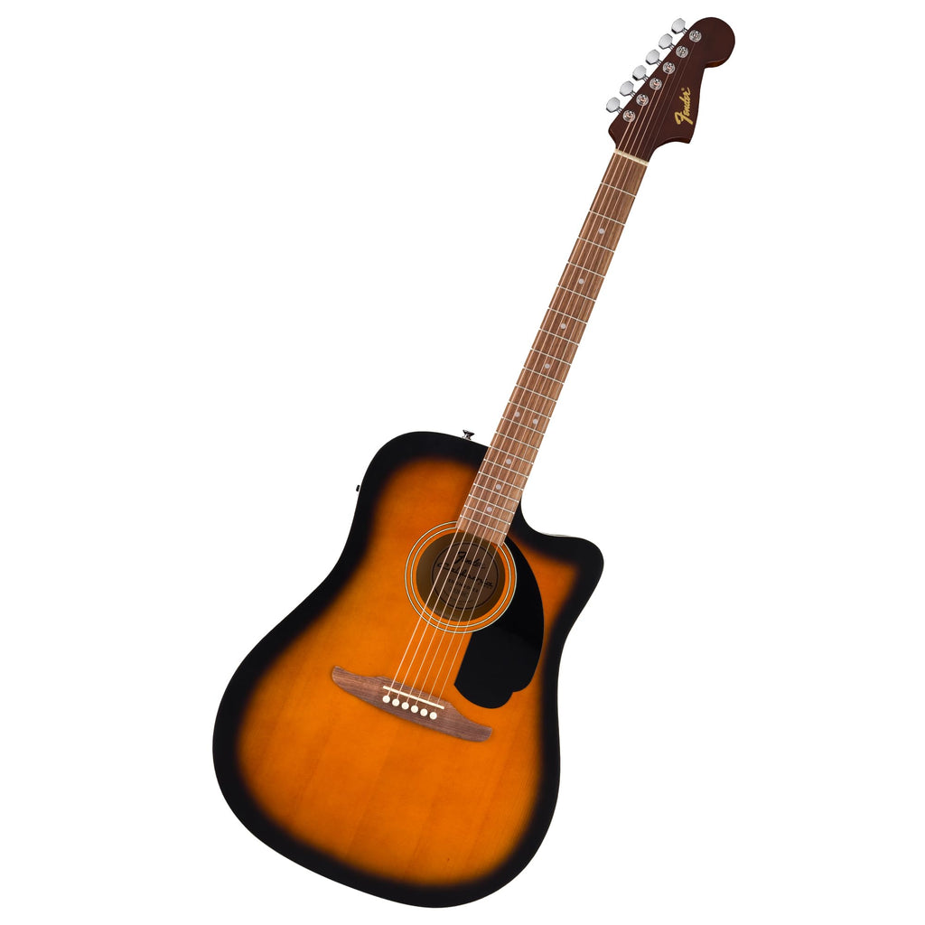 Fender CA Debut Guitarra Redondo Dreadnought CE Acústica, Guitarra para Principiantes, con 2 Años de Garantía, Black