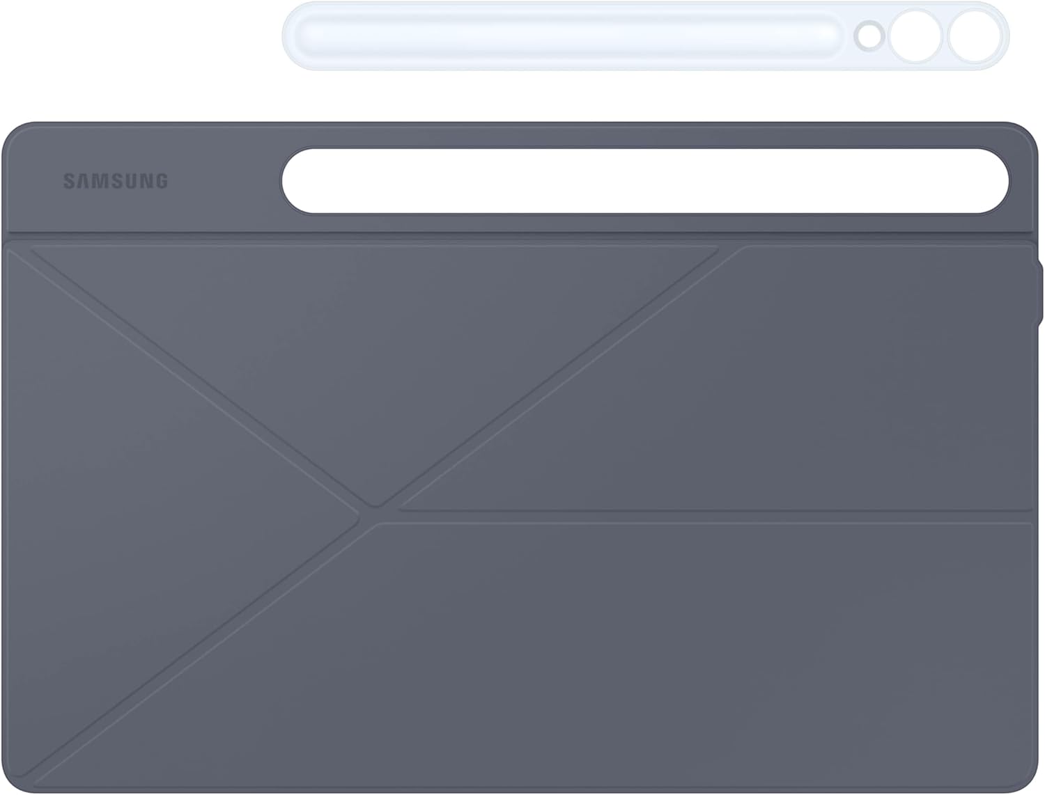 SAMSUNG Galaxy S10+ | Tab S9+ | S9FE+ Smart Book Cover, Tablet Protection Case, Portrait and Landscape Modes, Detachable Platform, Auto Screen On/Off, US Version, Blue