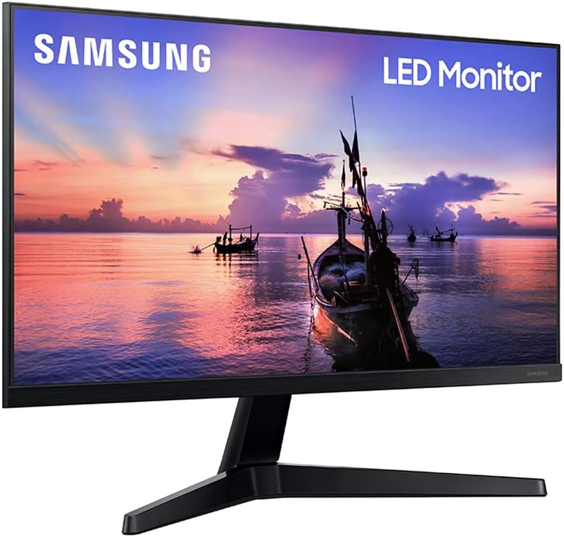SAMSUNG 22" T350 Series FHD 1080p Computer Monitor, 75Hz, IPS Panel, HDMI, VGA (D-Sub), 3-Sided Border-Less, FreeSync, LF22T350FHNXZA