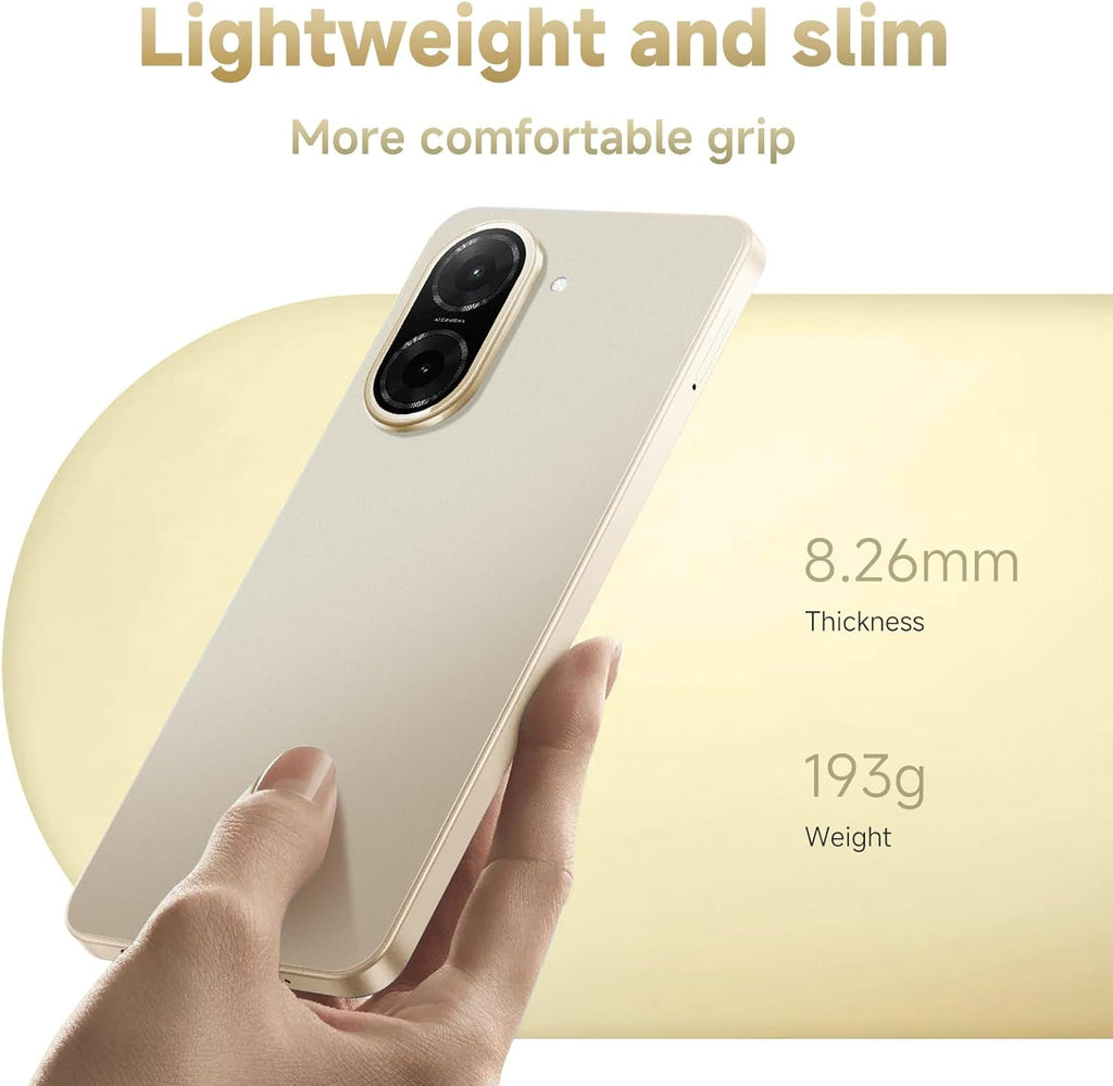 XIAOMI Redmi A5 Móvil 6.88" 120Hz, 64GB+3GB RAM - Cámara AI 32MP, Batería 5200mAh, Lector Huella, Procesador Octa-Core - Oro