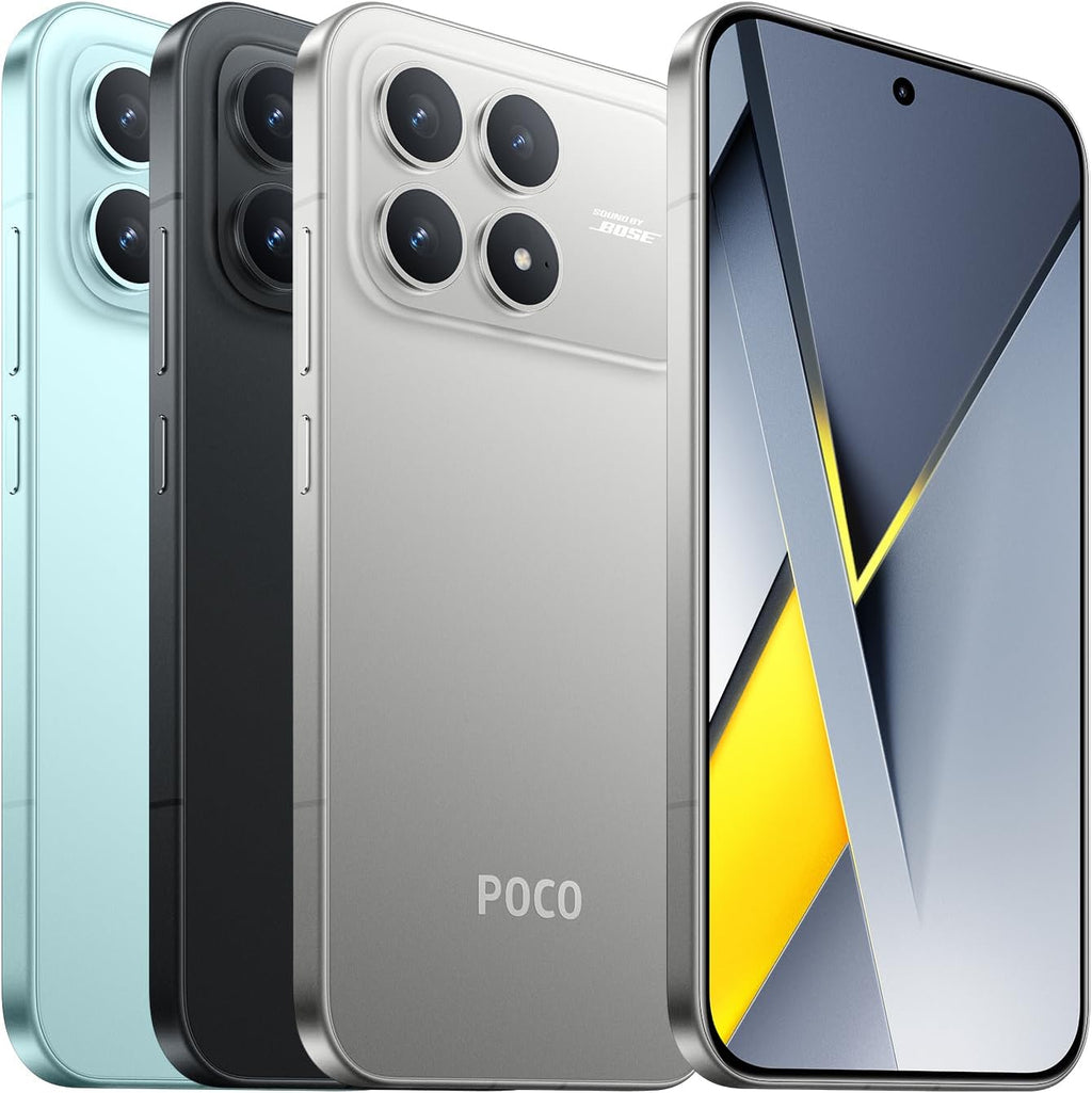 XIAOMI POCO F8 Pro - Smartphone de 12+256GB, Triple cámara de 50MP con OIS, Pantalla AMOLED de 6,59” 120Hz, Snapdragon 8 Elite, Hypercharge 100W, Cargador no Incluido, Azul (Versión ES)