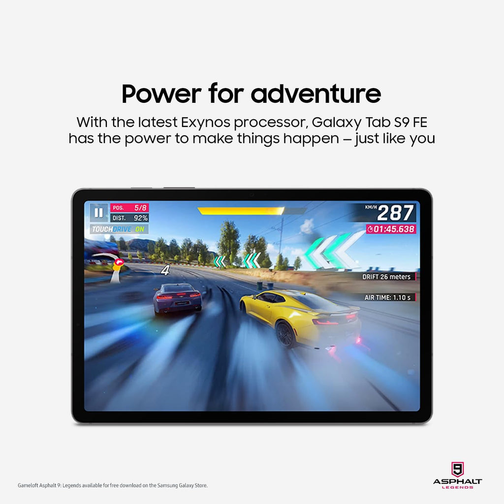 Samsung Galaxy Tab S9 FE 10.9” 256GB WiFi Android Tablet, Large Display, Long Battery Life, Powerful Processor, S Pen, 8MP Camera, Lightweight Durable Design, Expandable Storage, US Version,2023,Mint