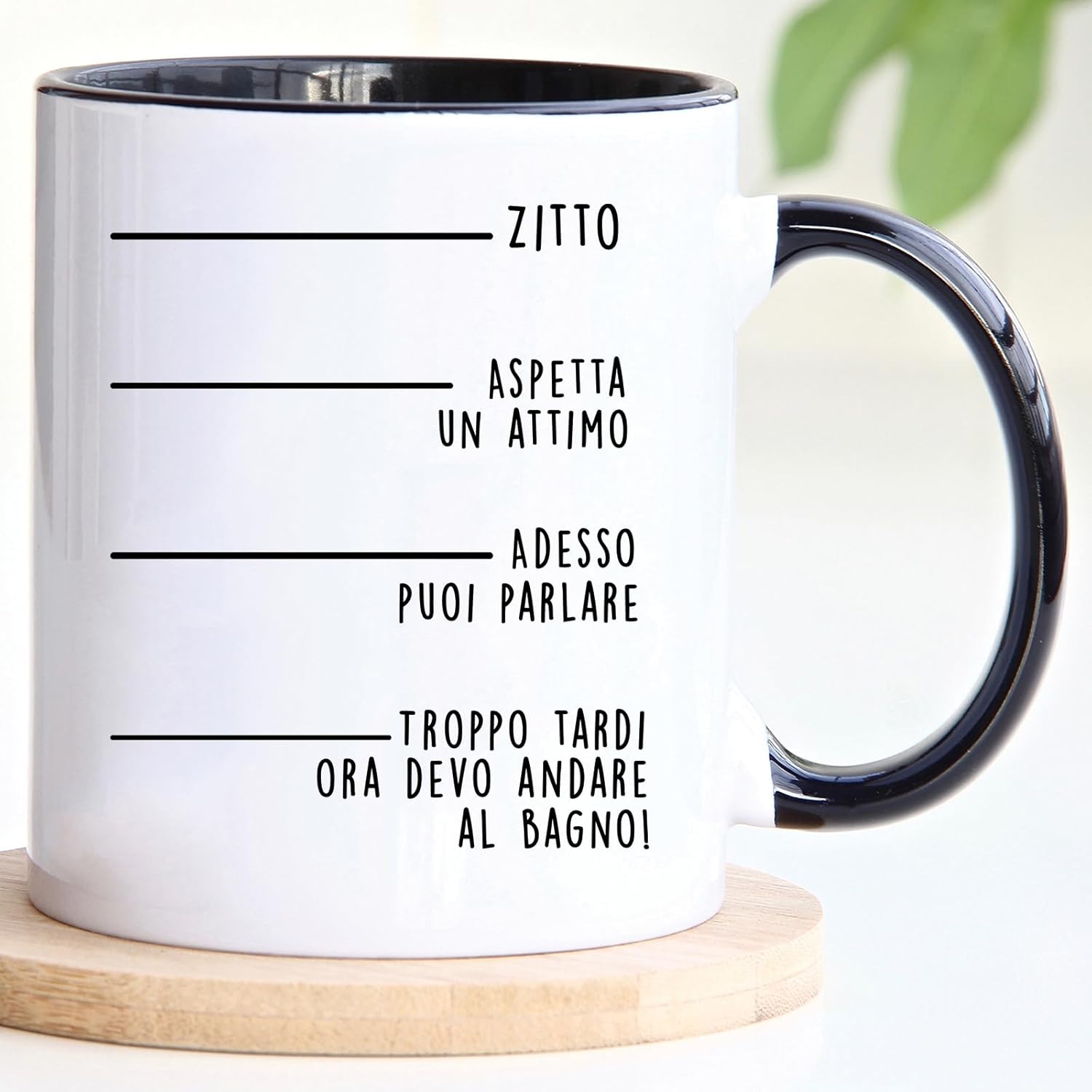 Jungle Mug Caneca divertida | Caneca com mensagens engraçadas | Caneca do pequeno-almoço para homem | Caneca bonita escritório | Presente divertido para ele | Caneca original presente | Caneca lavável