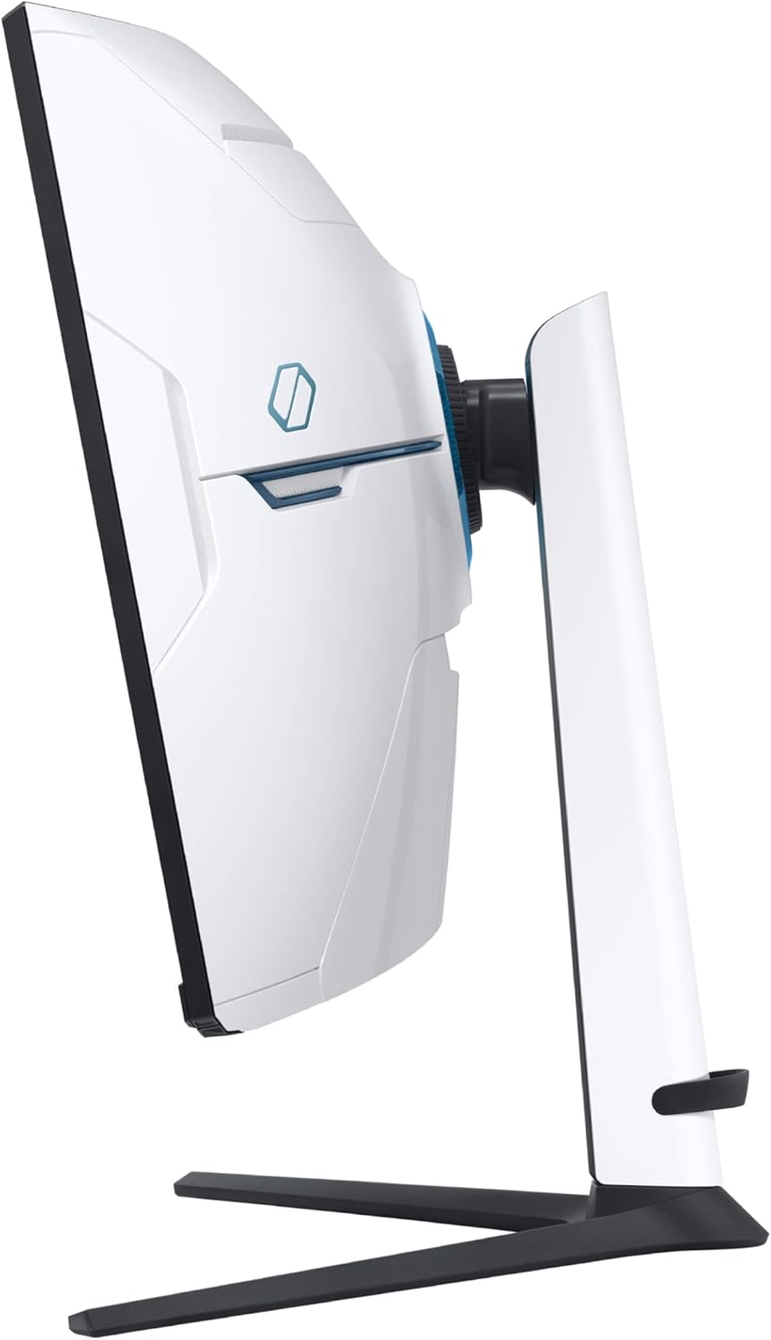 Samsung 32" Odyssey Neo G8 (G85NB) 4K UHD 240Hz 1ms G-Sync 1000R Curved Gaming Monitor, Quantum HDR2000, AMD FreeSync Premium Pro, Matte Display, DisplayPort, Black & White, LS32BG852NNXGO