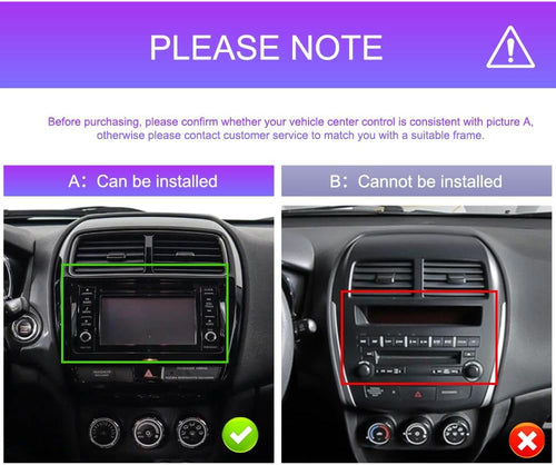 2G+64G Wireless Carplay Android Car Radio 2 Din for Mitsubishi ASX 1/Citroen C4/Peugeot 4008 10 Inch Car Radio with Android Auto GPS Navi WiFi Mirror Link Bluetooth FM/RDS Rear Camera