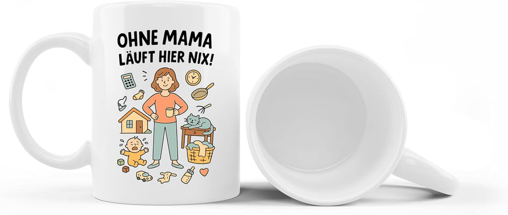 Jungle Mug Caneca de café com ilustrações para mãe e dia a dia