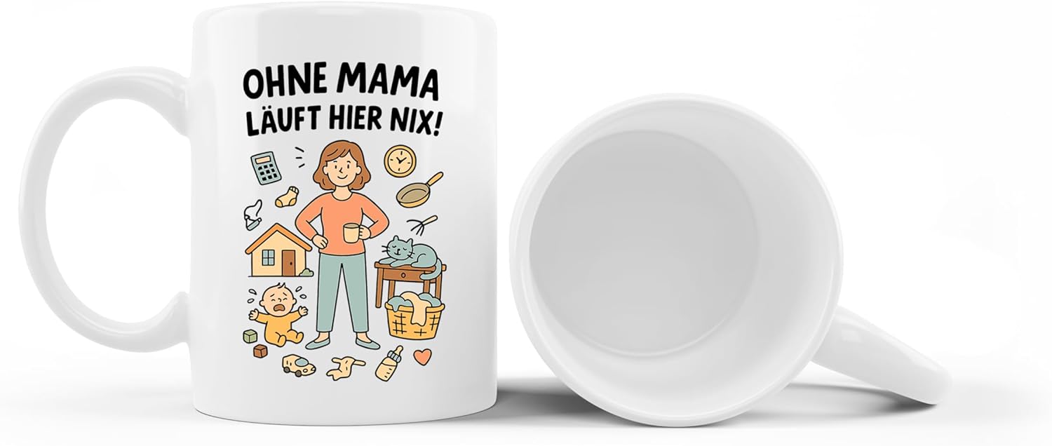 Jungle Mug Caneca de café com ilustrações para mãe e dia a dia